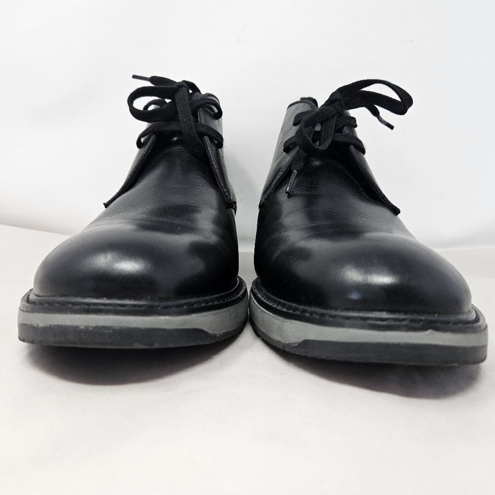 Vince Camuto Stuwert Men Chukka Boots sz 12M Black Leather Upper Casual Comfort - Picture 3 of 13